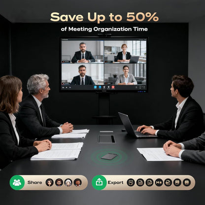 ZekNeo AI Voice Recorder, Transcribe & Summarize with AI, Note Taker for Meetings & Calls