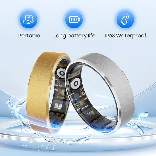 ZekNeo Smart Health Ring, Featuring Stress and Sleep Monitoring Functions