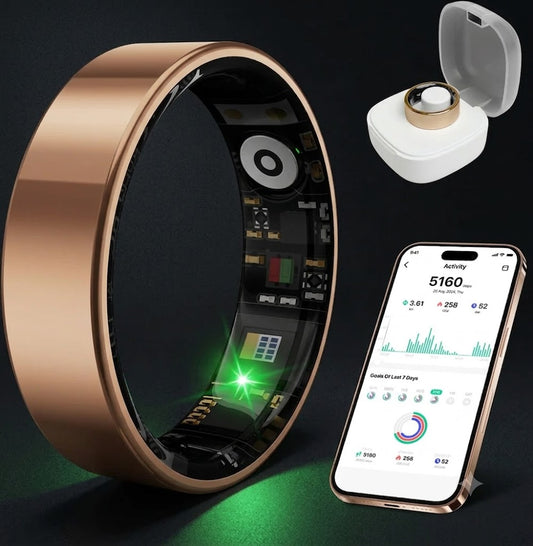 ZekNeo Smart Health Ring, Featuring Stress and Sleep Monitoring Functions